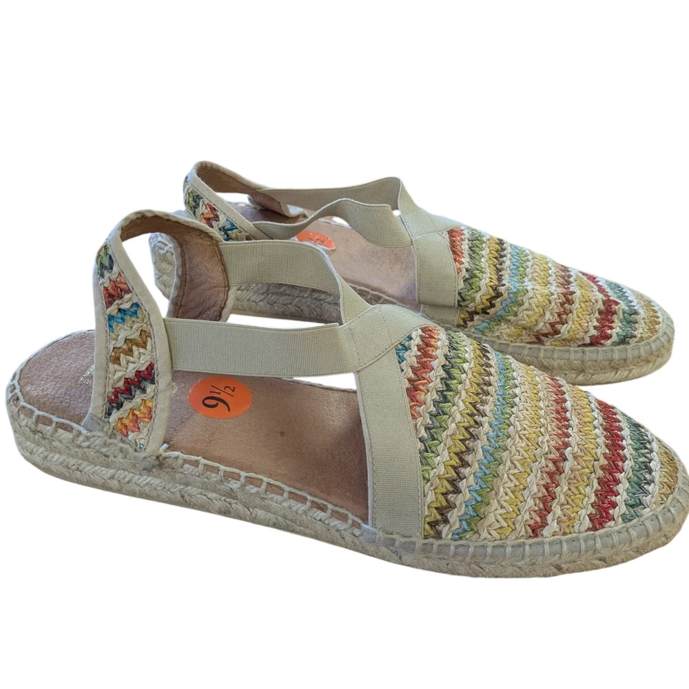 Picon Espadrille Sandals Made in Spain Size 9.5
